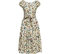 Queen Kerosin Femme Robe Swing Ecru S