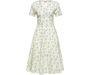 Queen Kerosin Femmes Aop 50S Rétro Robe Swing "Retro Cats" QKU46006 M