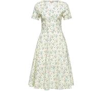 Queen Kerosin Femmes Aop 50S Rétro Robe Swing "Retro Cats" QKU46006 S