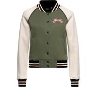 Queen Kerosin Femmes Collège Veste raglan Sweat "Queen Of Liberty " QKU44004 XL