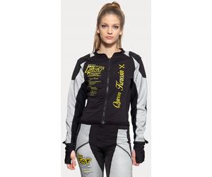 Queen Kerosin Motorgear Underbody Veste protecteur dames, noir-gris, taille XS pour femmes