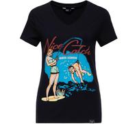 Queen Kerosin Nice Catch T-Shirt Femme, taille S pour femmes