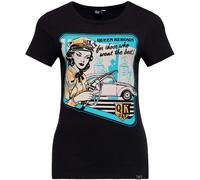 Queen Kerosin QK Gas T-Shirt Femme, taille S pour femmes