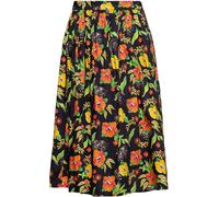 Queen Kerosin Swing Jupe portefeuille avecit Imprimé tropical All-Over QKU27001 Multicolore S