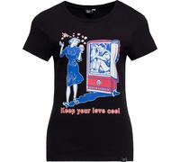 Queen Kerosin T-shirt basique pour femmes "Cool Love" QKU41010 XS
