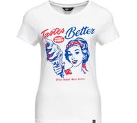 Queen Kerosin T-shirt basique pour femmes "Taste Better" QKU41013 S