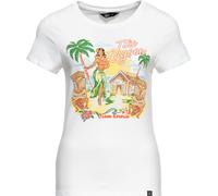 Queen Kerosin T-shirt basique pour femmes "Tiki Lagoon" QKU41012 M