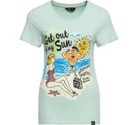 Queen Kerosin T-shirt classique pour femmes Get out of my sun XL