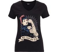 Queen Kerosin T-shirt pour femme - We Can Do It QK120066 4XL