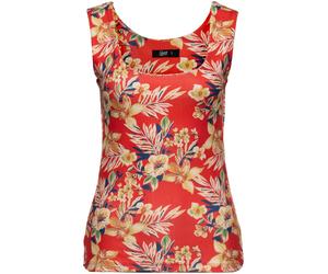 Queen Kerosin Top à bretelles avecit Imprimé tropical all over QKU21029 Multicolore XXL