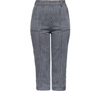 Queen Kerosin Vintage, pantalons capri pour femmes 26 Noir/Blanc Noir/Blanc