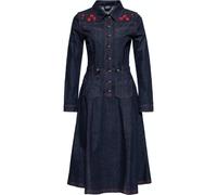 Queen Kerosin Western Swing Robe QKI26009 Denim S