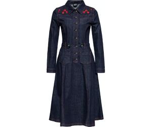 Queen Kerosin Western Swing Robe QKI26009 Denim S