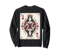 Queen King of Hearts Valentines V-Day Couple Matching Funny Sweatshirt