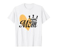Queen Mom Couronne Mignonne Minimaliste Best Mama Fête des Mères T-Shirt
