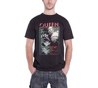 Queen News of the World nouveau Distressed officiel Homme nouveau Noir T Shirt