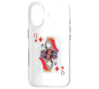 Queen of Diamonds Carte de Poker Blackjack Coque pour iPhone 17