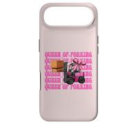 Queen of Forking Chariot élévateur Chauffeur Fille Maman Coque pour iPhone Air