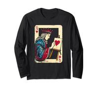 Queen of Heart Artist Royal Portrait Manche Longue