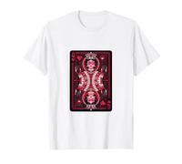Queen of Hearts Carte à Jouer numérique Moderne T-Shirt