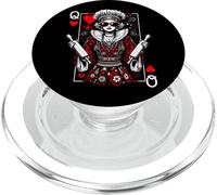 Queen of Hearts Chef Chic Bakery Cool Jeu de cartes à jouer PopSockets PopGrip pour MagSafe