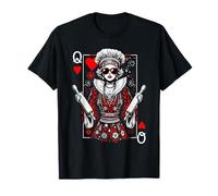 Queen of Hearts Chef Chic Bakery Cool Jeu de cartes à jouer T-Shirt