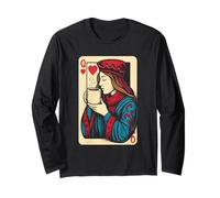 Queen of Hearts Hot Chocolate Cozy Winter Cocoa Manche Longue