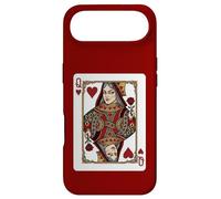 Queen of Hearts Jeu de Cartes Rouge royauté Coque pour iPhone Air