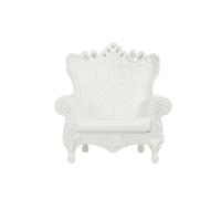 QUEEN OF LOVE - Grand fauteuil design en plusieurs coloris Blanc
