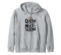 Queen of Multitasking Funny Mom Life Humour Sweat à Capuche