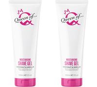Queen Of Ooh La La! Sensitive Moisturising Coconut And Vanilla Shaving Gel For Women 150ml Twin Pack