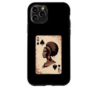 Queen of Spades Afro Beauty African Regal Jouant Femmes Hommes Coque pour iPhone 11 Pro