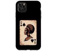 Queen of Spades Afro Beauty African Regal Jouant Femmes Hommes Coque pour iPhone 11 Pro Max