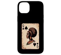 Queen of Spades Afro Beauty African Regal Jouant Femmes Hommes Coque pour iPhone 14 Plus