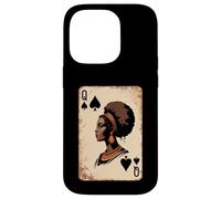 Queen of Spades Afro Beauty African Regal Jouant Femmes Hommes Coque pour iPhone 14 Pro