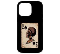 Queen of Spades Afro Beauty African Regal Jouant Femmes Hommes Coque pour iPhone 14 Pro Max