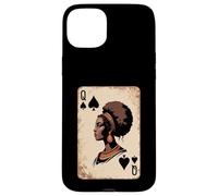 Queen of Spades Afro Beauty African Regal Jouant Femmes Hommes Coque pour iPhone 15 Plus