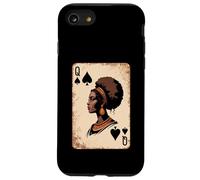 Queen of Spades Afro Beauty African Regal Jouant Femmes Hommes Coque pour iPhone SE (2020) / 7/8