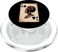 Queen of Spades Afro Beauty African Regal Jouant Femmes Hommes PopSockets PopGrip pour MagSafe
