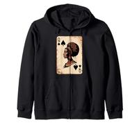 Queen of Spades Afro Beauty African Regal Jouant Femmes Hommes Sweat à Capuche