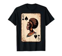 Queen of Spades Afro Beauty African Regal Jouant Femmes Hommes T-Shirt