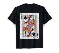 Queen of Spades Card - Poker, Bridge Player, Costume T-Shirt