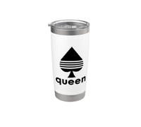 Queen Of Spades Yes Daddy Sexy QOS Gobelet isotherme en acier inoxydable double paroi