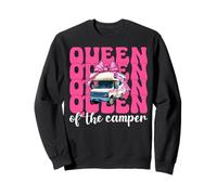 Queen of The Camper RV Camping Camper Camper Girl Mom Sweatshirt