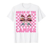 Queen of The Camper RV Camping Camper Camper Girl Mom T-Shirt