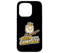 Queen of The Campsite Glamping Remorque de Voyage propriétaire de Camping-Car Coque pour iPhone 15 Pro