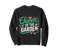 Queen of The Garden Plantes de Jardinage Florales Fleurs de Printemps Sweatshirt