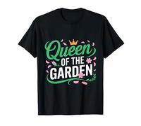 Queen of The Garden Plantes de Jardinage Florales Fleurs de Printemps T-Shirt