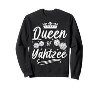 Queen of Yahtzee Jeu de dés Game Night Sweatshirt