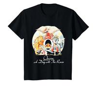 Queen Official Une journée aux Courses T-Shirt, Enfant, Noir, 2 Ans